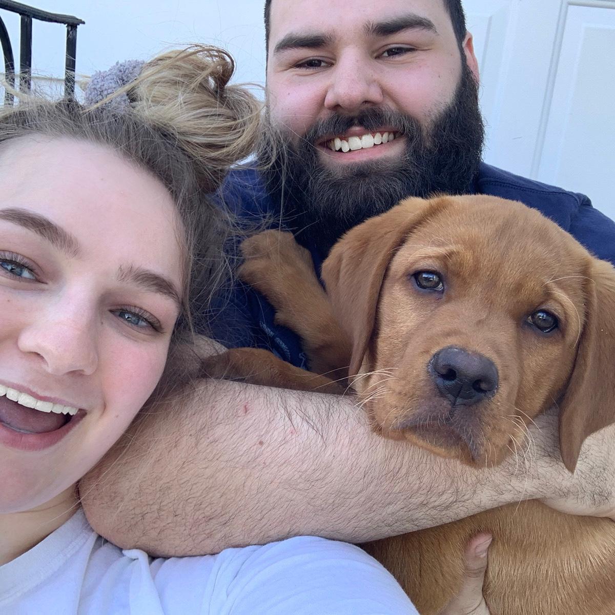Our first family photo with scouty girl
