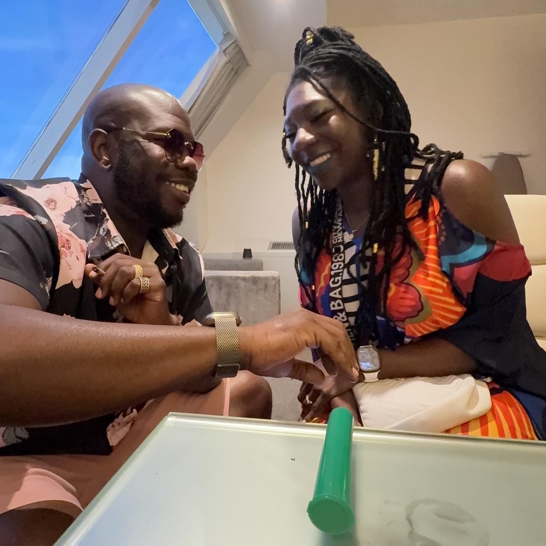 God is great, because right after this great time in Las Vegas. Things changed drastically and dramatically once we landed back in San Francisco. When we were laughing in this picture, we had noo idea