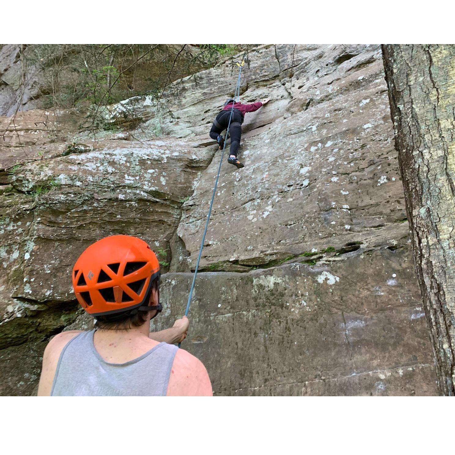 First Climbing Trip together at the Red River Gorge.