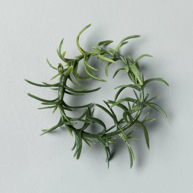 4pc Faux Rosemary Greenery Napkin Ring Set - Hearth & Hand™ with Magnolia