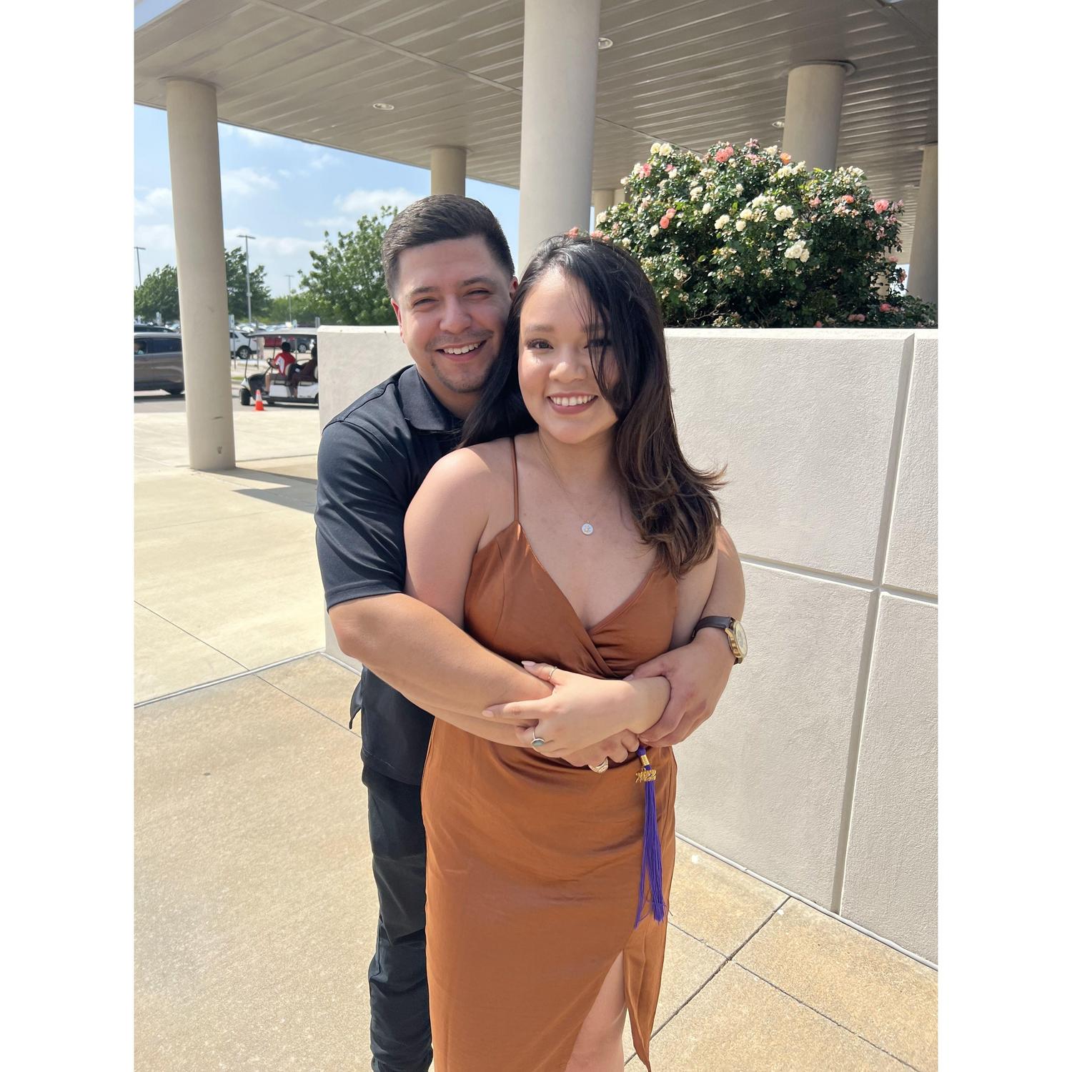 We were both so excited when I graduated from law school