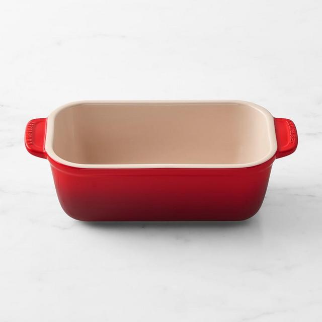 Le Creuset Stoneware Loaf Pan, 9", Red