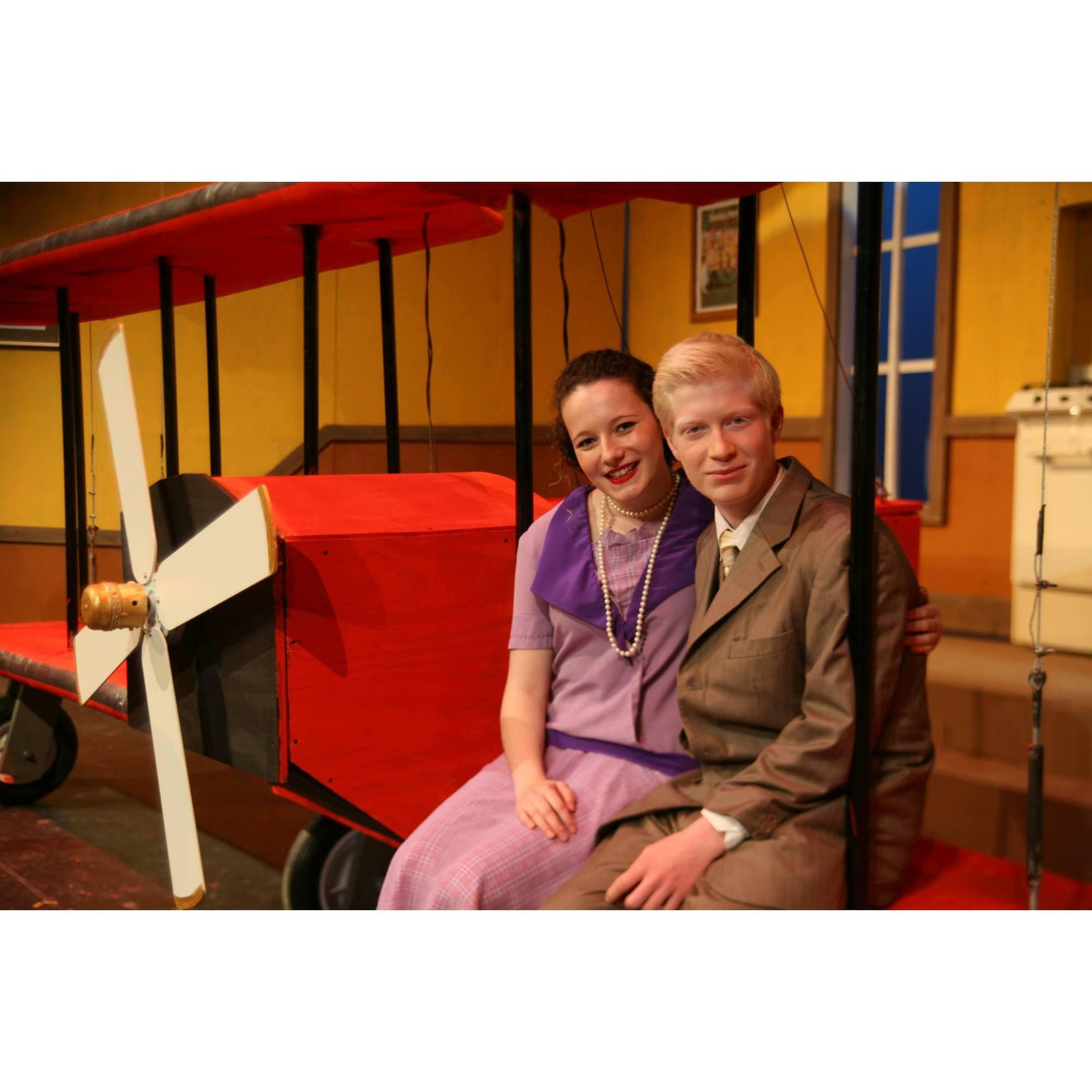 One of the many musical and theatre productions Sam and Taylor were in together. This was the Drowsy Chaperone at St. Charles North High School.