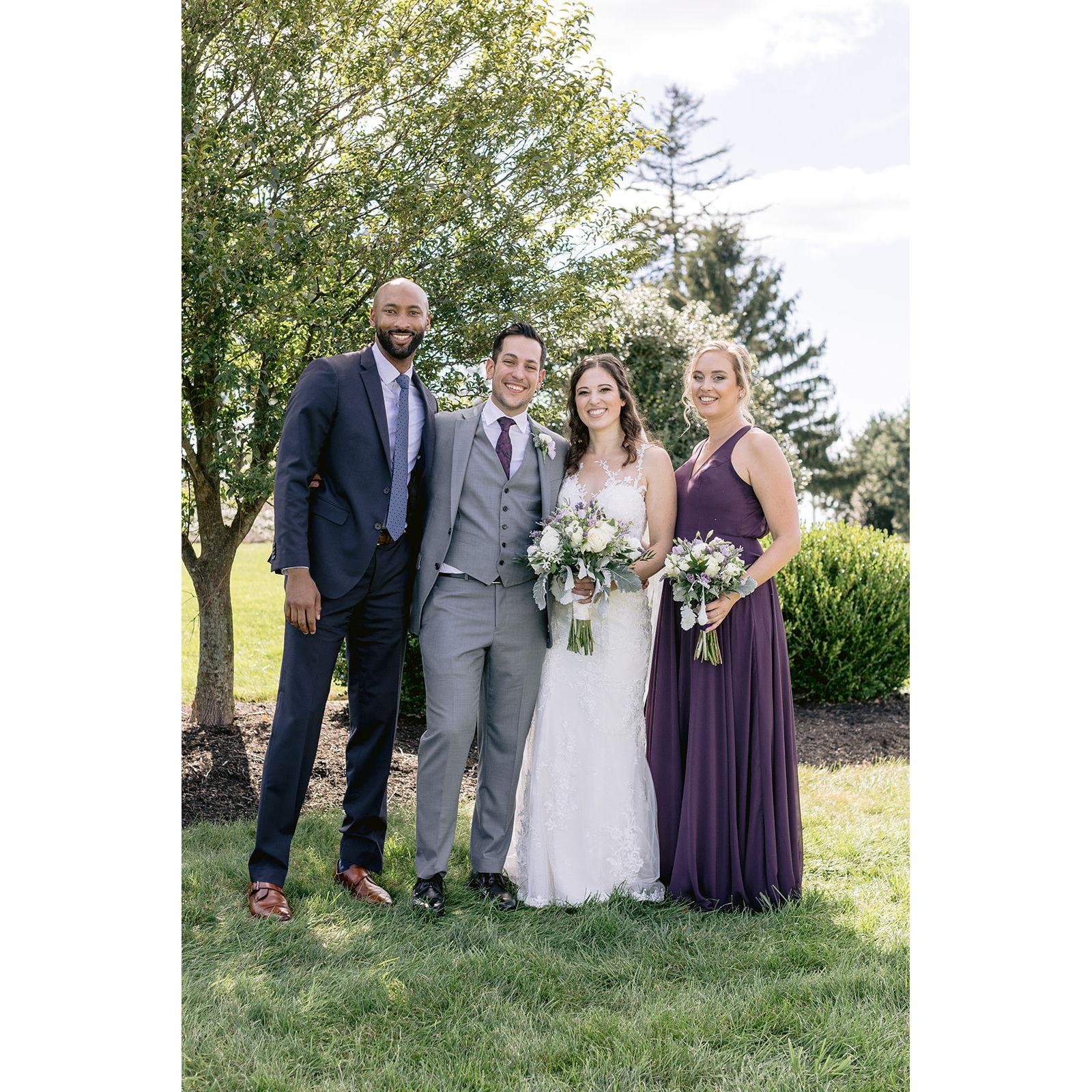 Celebrating Michelle and Marco - the first wedding we attended together