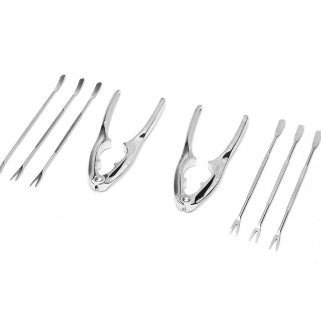 Nantucket Seafood Cracker and Pick Tool Set, 8-Piece