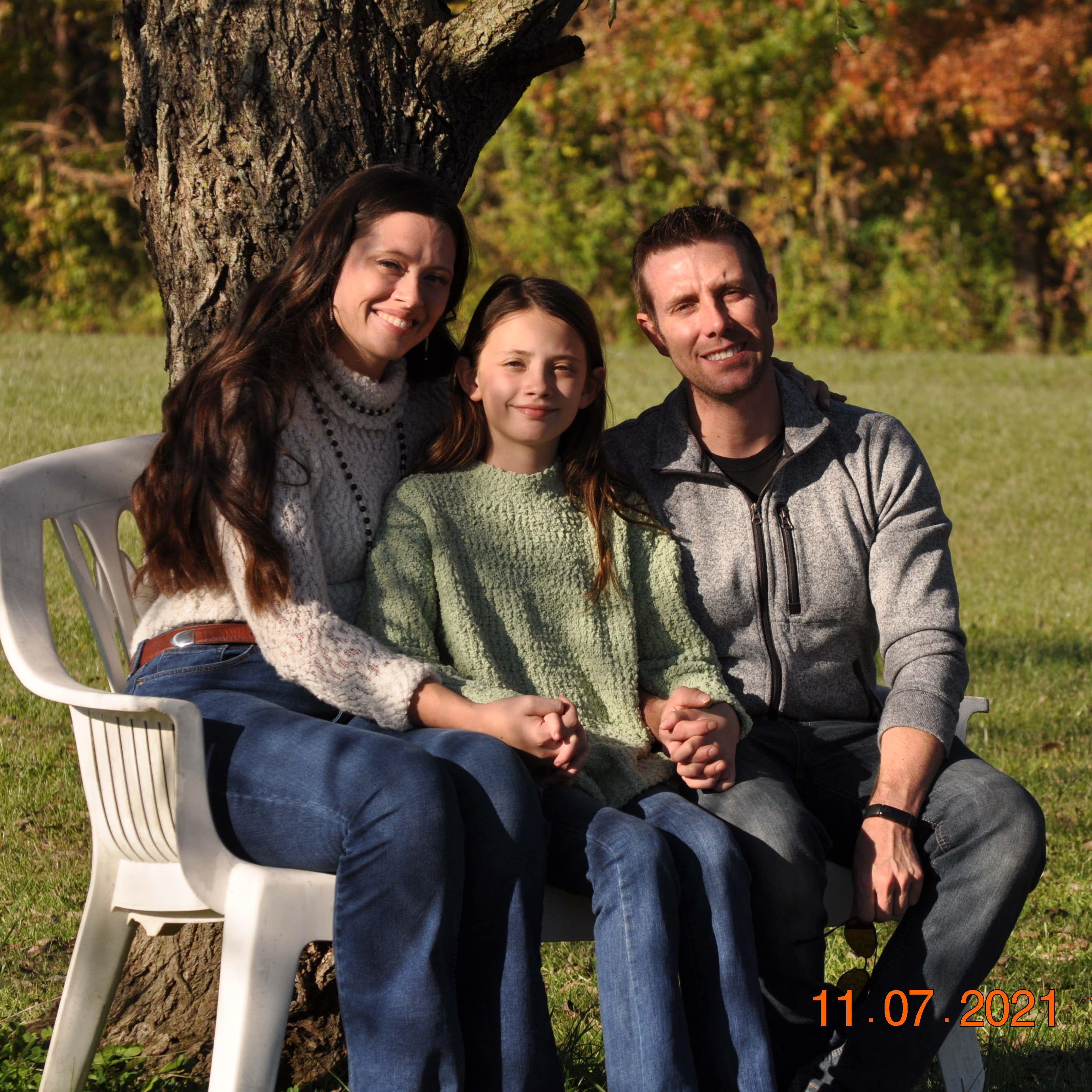 Family photo taken by Father of Groom, John Huff!