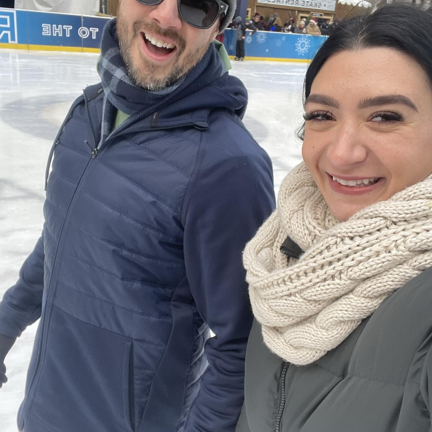 Ice skating in Philadelphia