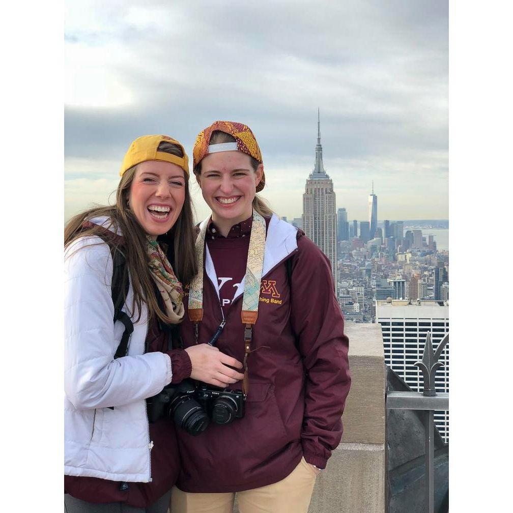 We got to travel a lot together in college thanks to pep band.