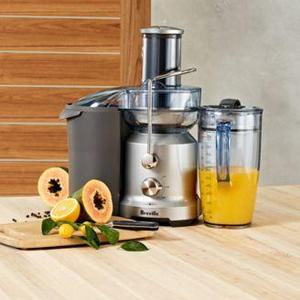 Breville - BJE430SIL Large-Capacity 70-oz. Cold Juice Fountain
