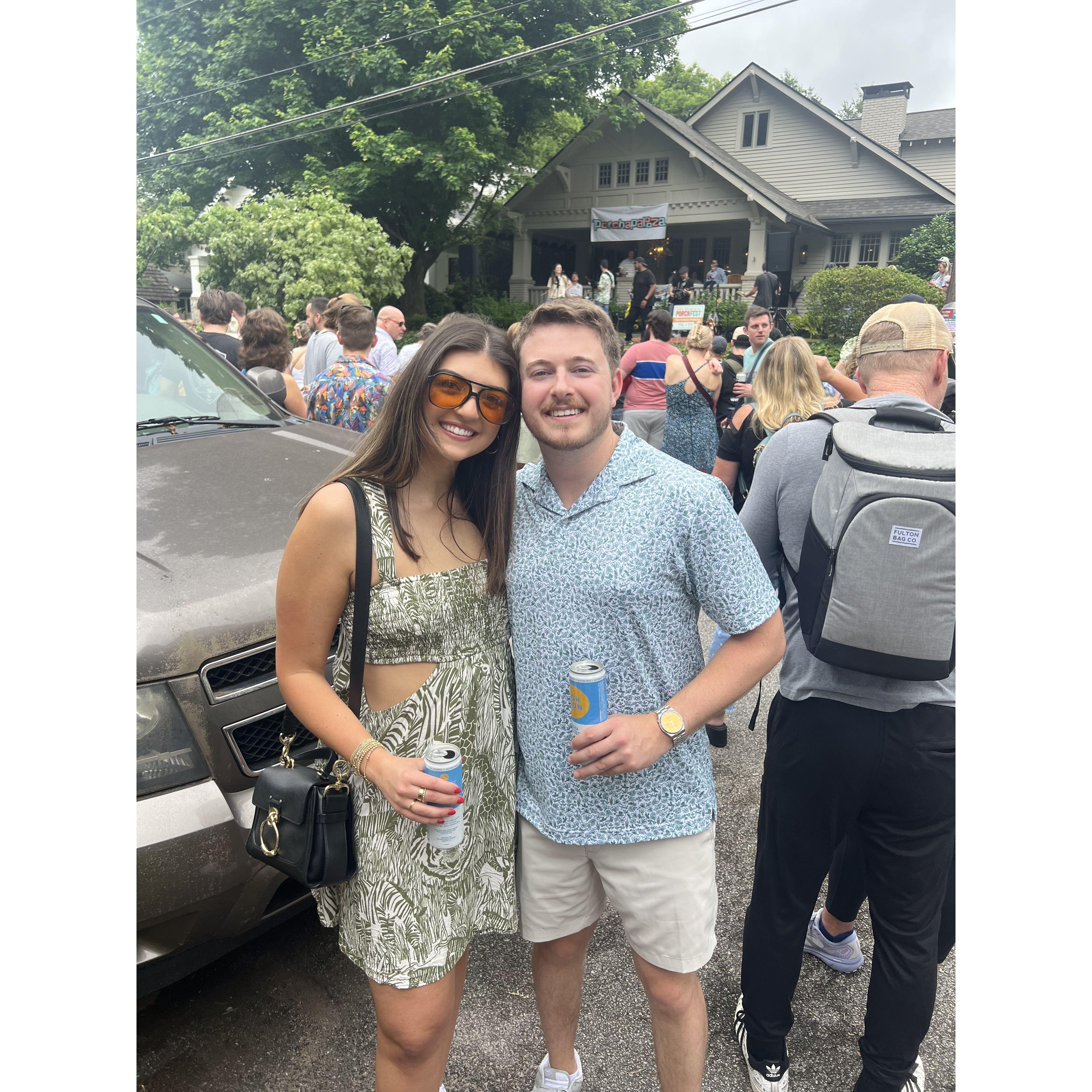 Nolan's first time meeting Taylor's college friends in Atlanta and attending his first ever concert. We had a great time!