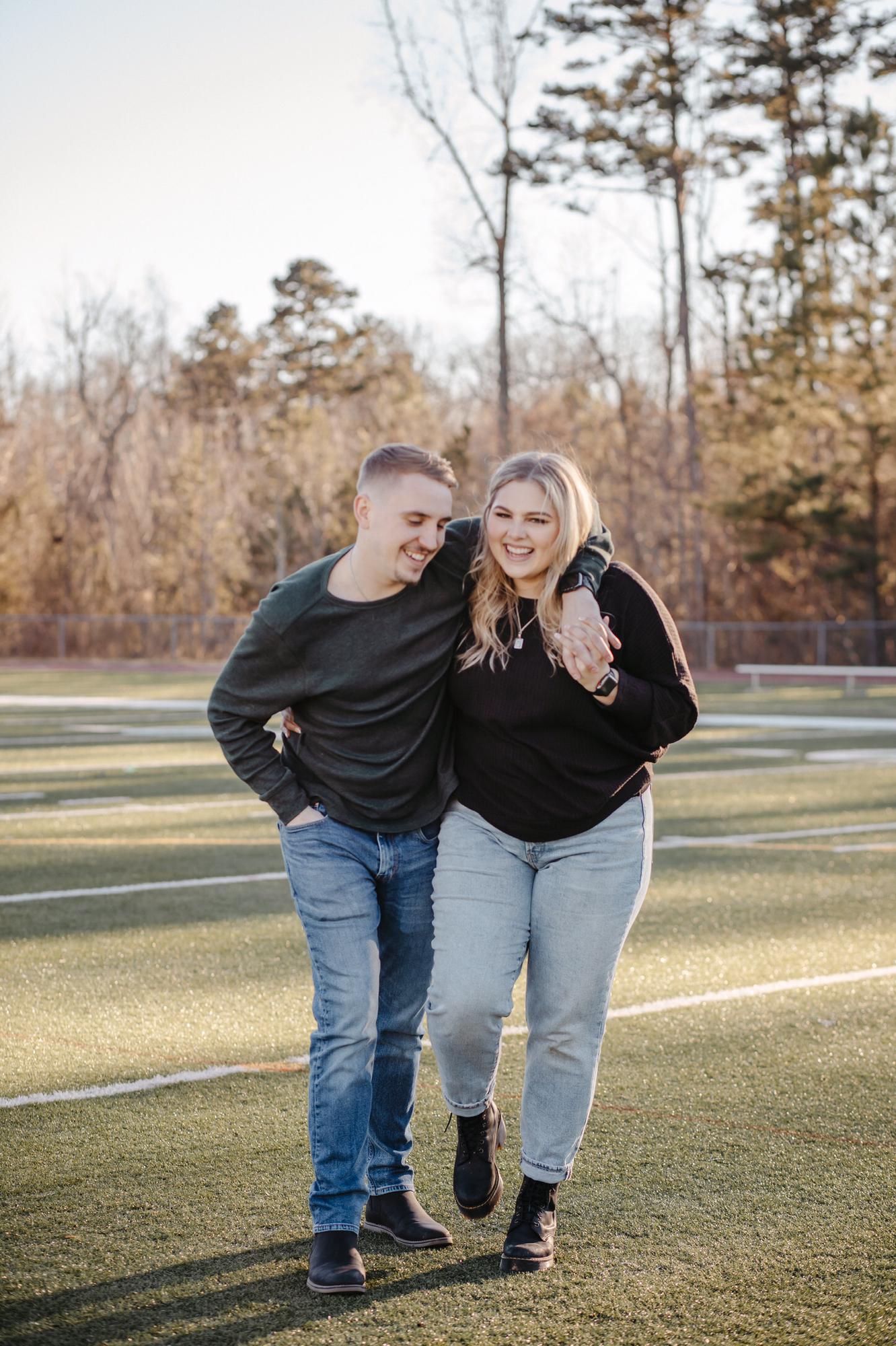 Our Engagement Session - Bailey Middle School, Cornelius NC - February 2022