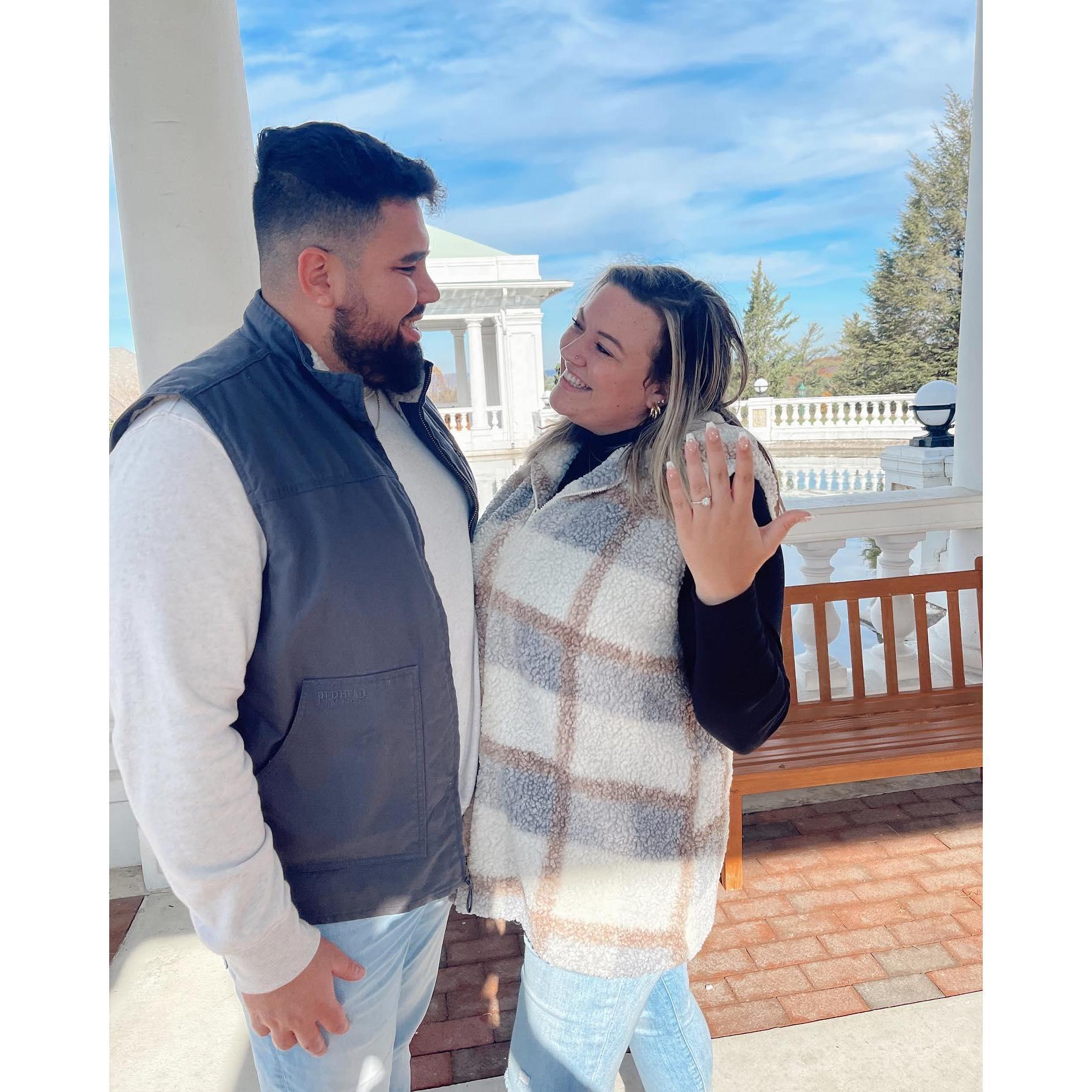 the day we got engaged 11-12-23