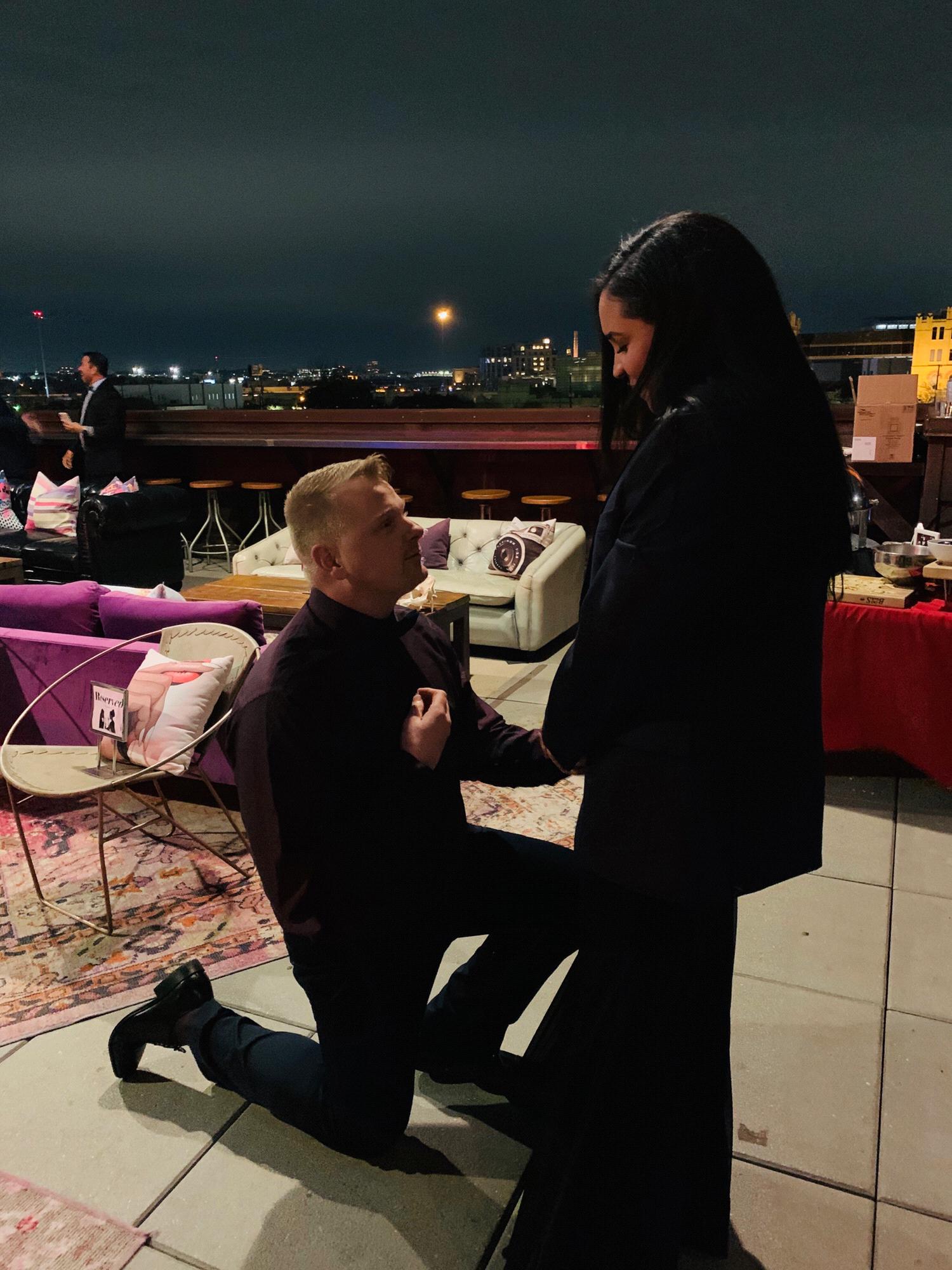 He asked to be his wife and I said yes !