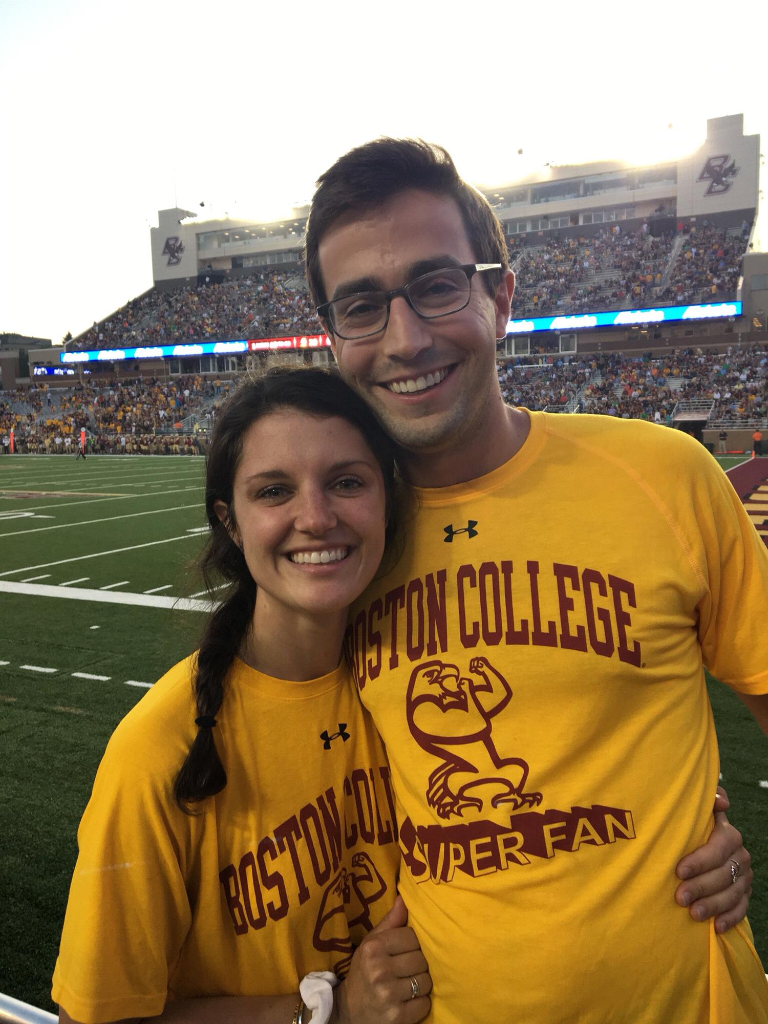 Reliving the college days. Go Eagles!