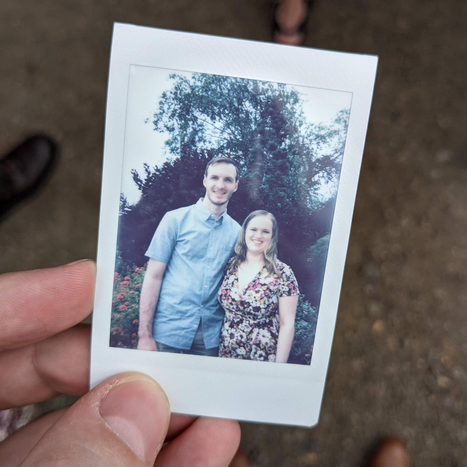 Polaroid from Peter and Chelsea's Wedding