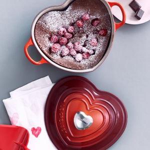 Le Creuset Heart Shape Cast Iron Casserole Dish
