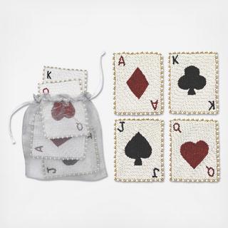 Deck Of Cards Coaster, Set of 4