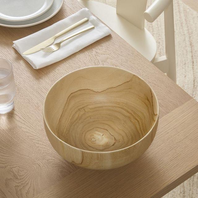 Gaia Large Serve Bowl, Teak