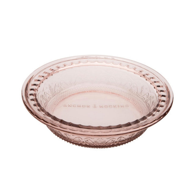 Anchor Hocking 9.25" Laurel Embossed Pie Dish