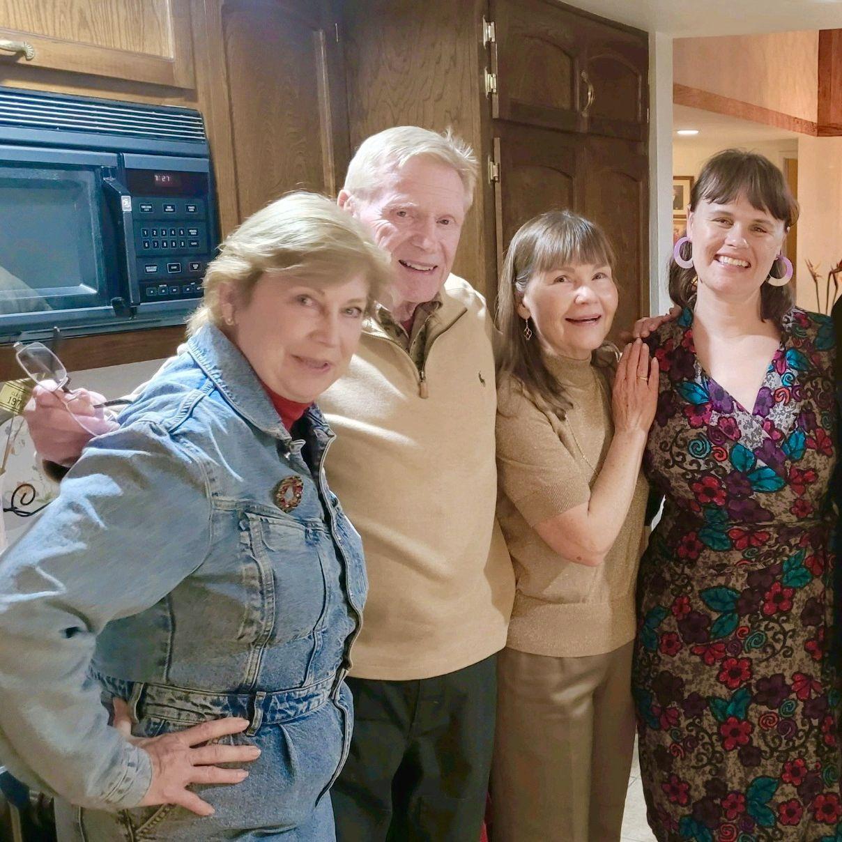 Christmas 2023 with Vicki, Larry and Linda