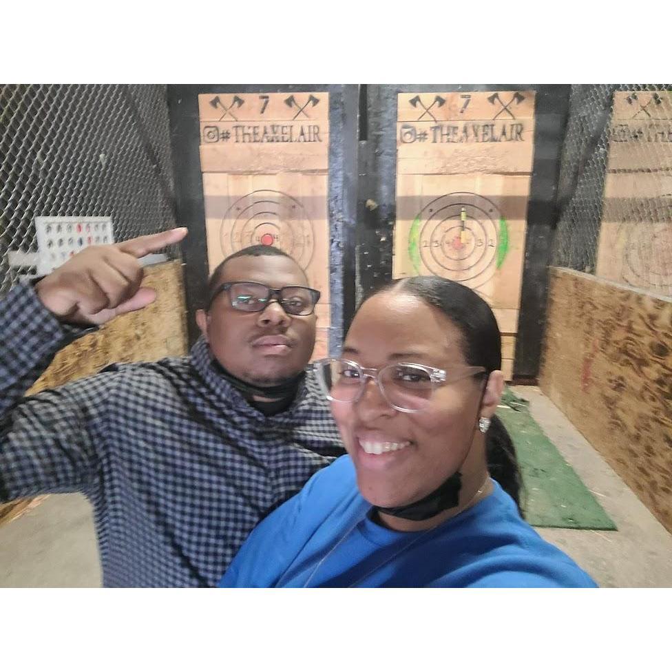 Ax throwing!