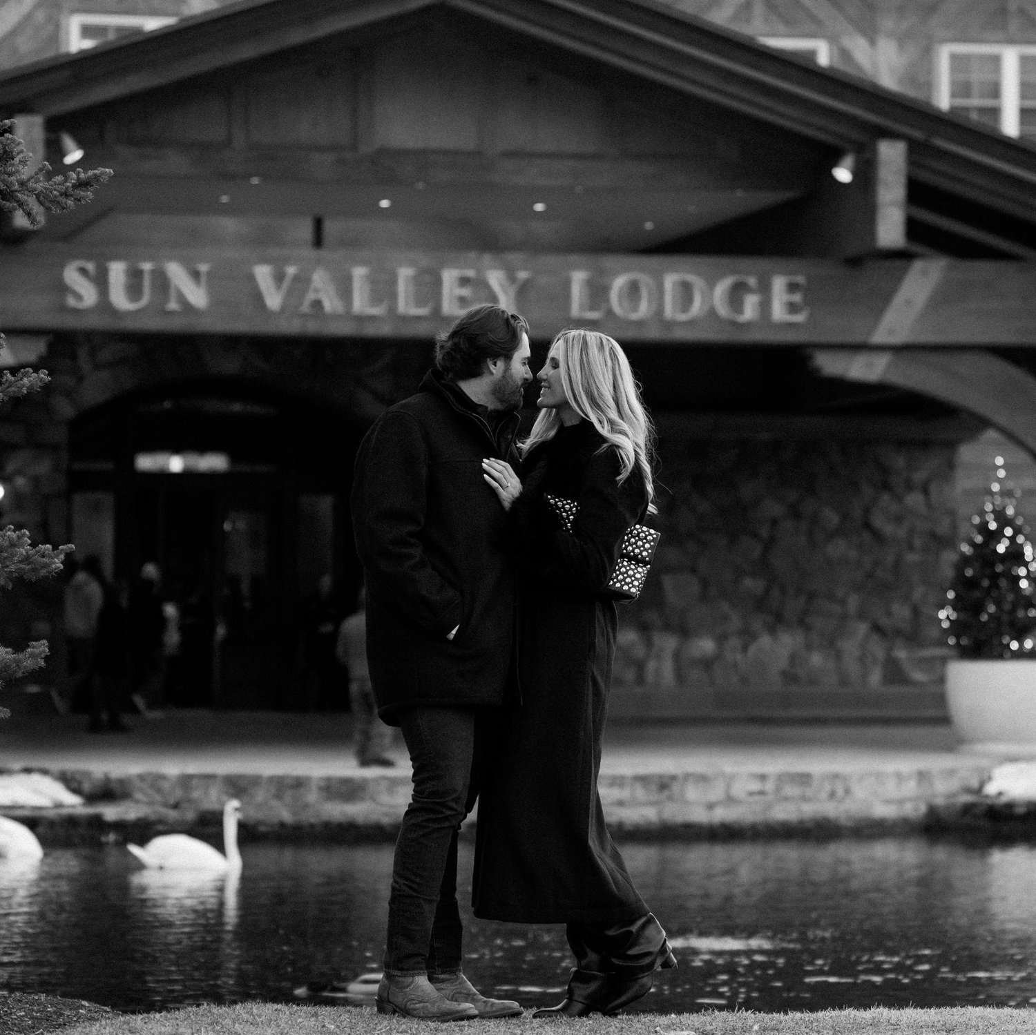 We got engaged in Sun Valley, Idaho on February 13, 2026. This is the same location where Cole's parents, Bart and Leigh Ann Scott, got engaged.