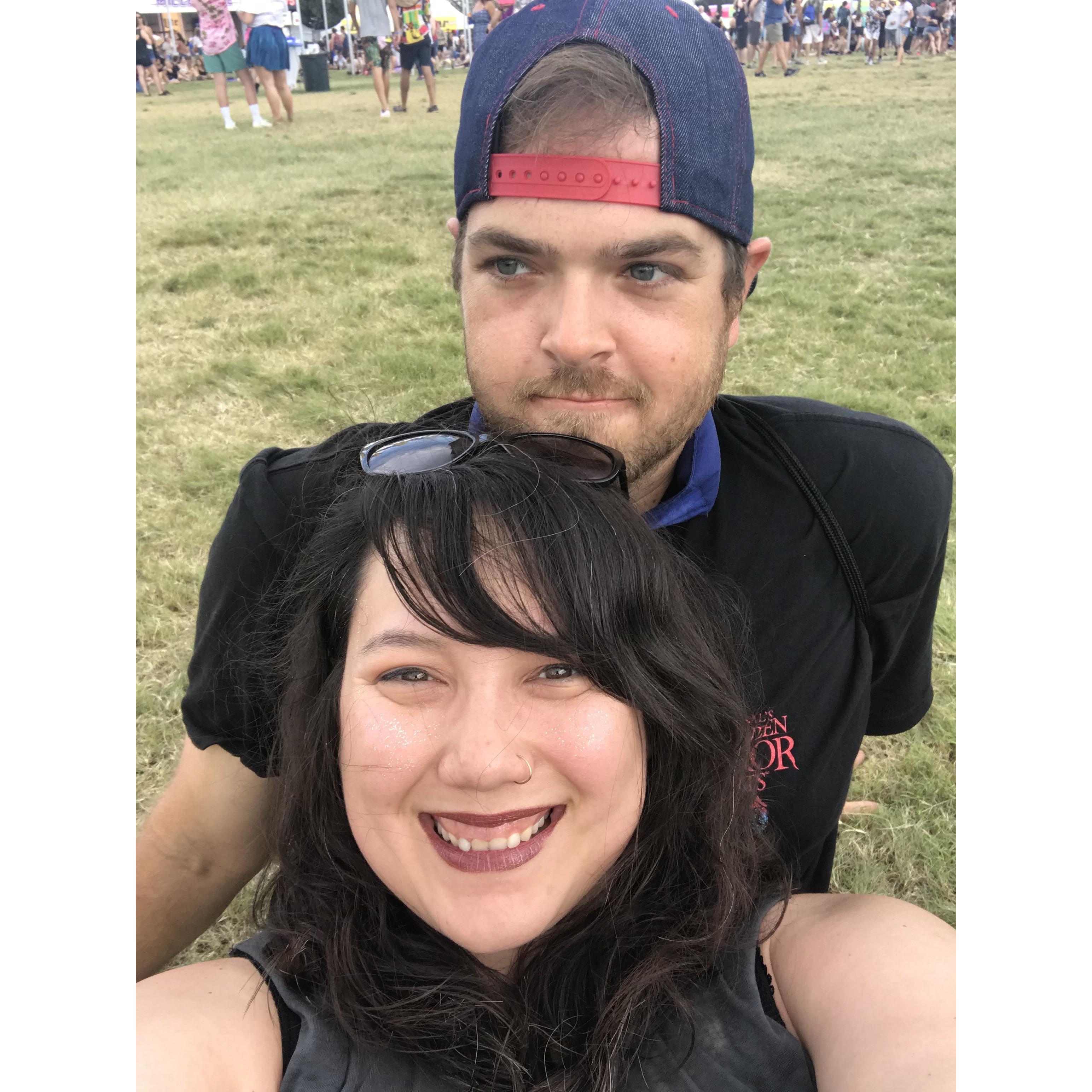 Austin City Limits Music Festival with blue eyes - 2018