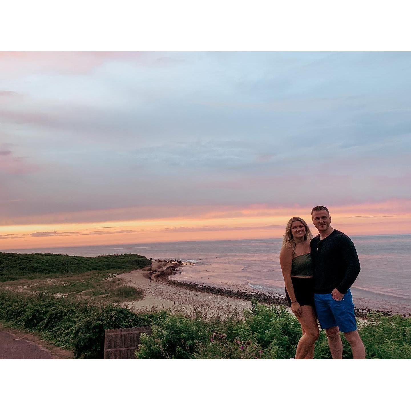 One of our first dates in Montauk! August 2020
