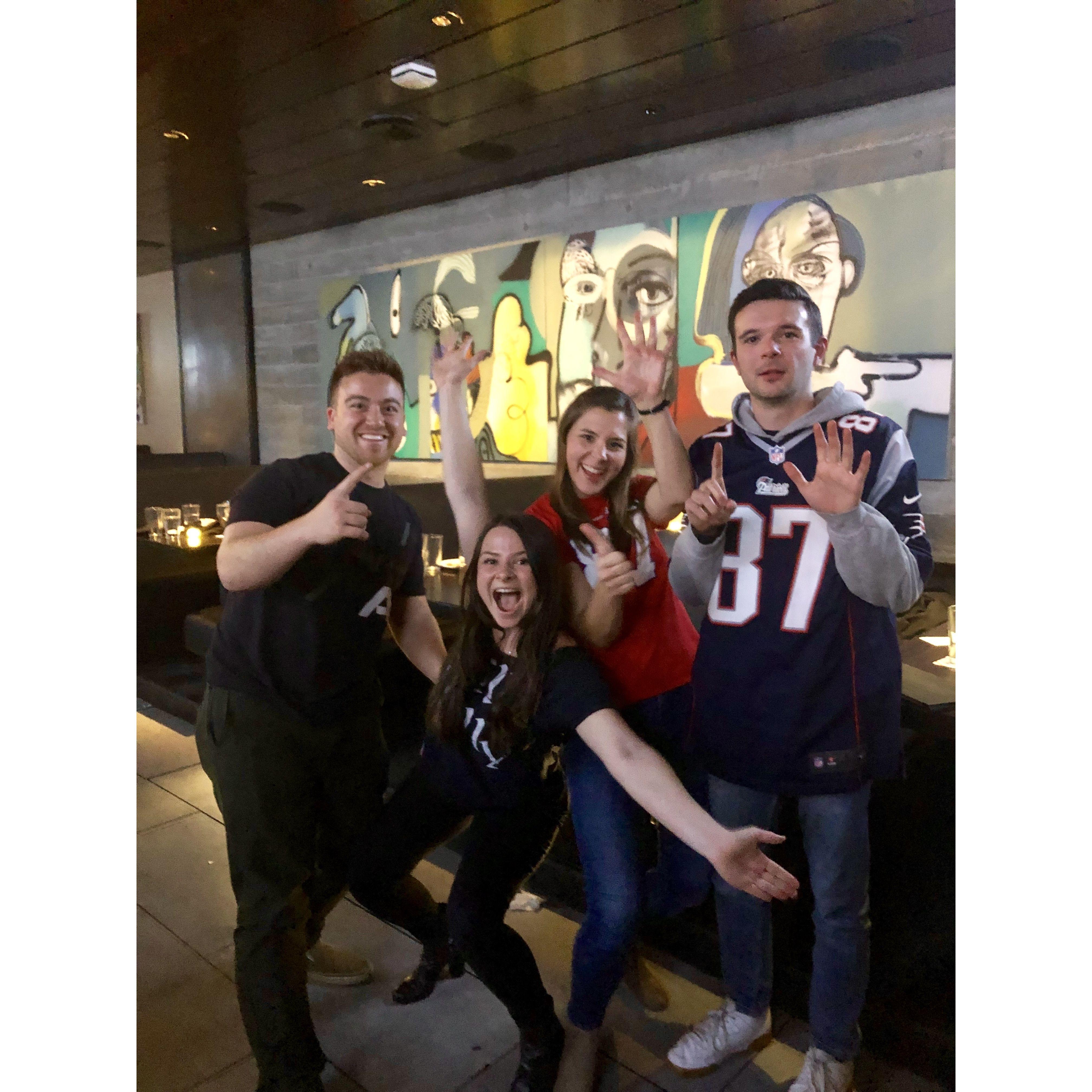 Patriots win the Super Bowl!