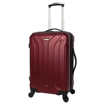 Color RED Skyline 22" Glide Hardside Spinner Carry On Luggage