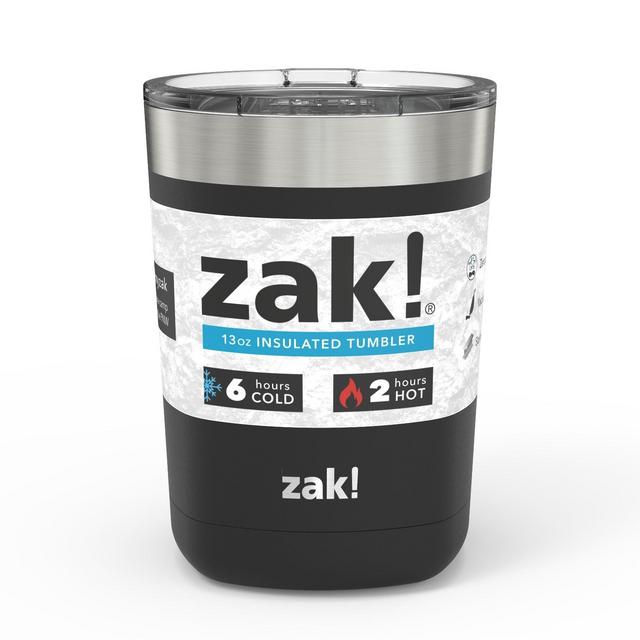 Zak Designs! 13oz DW Stainless Steel Low Ball - Black
