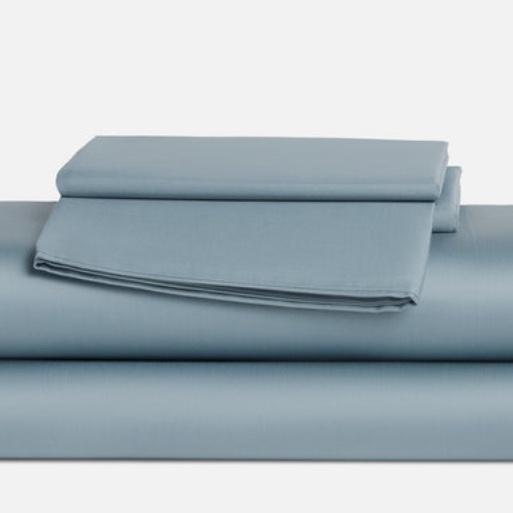 Luxe Sateen Core Queen Sheet Set in Storm