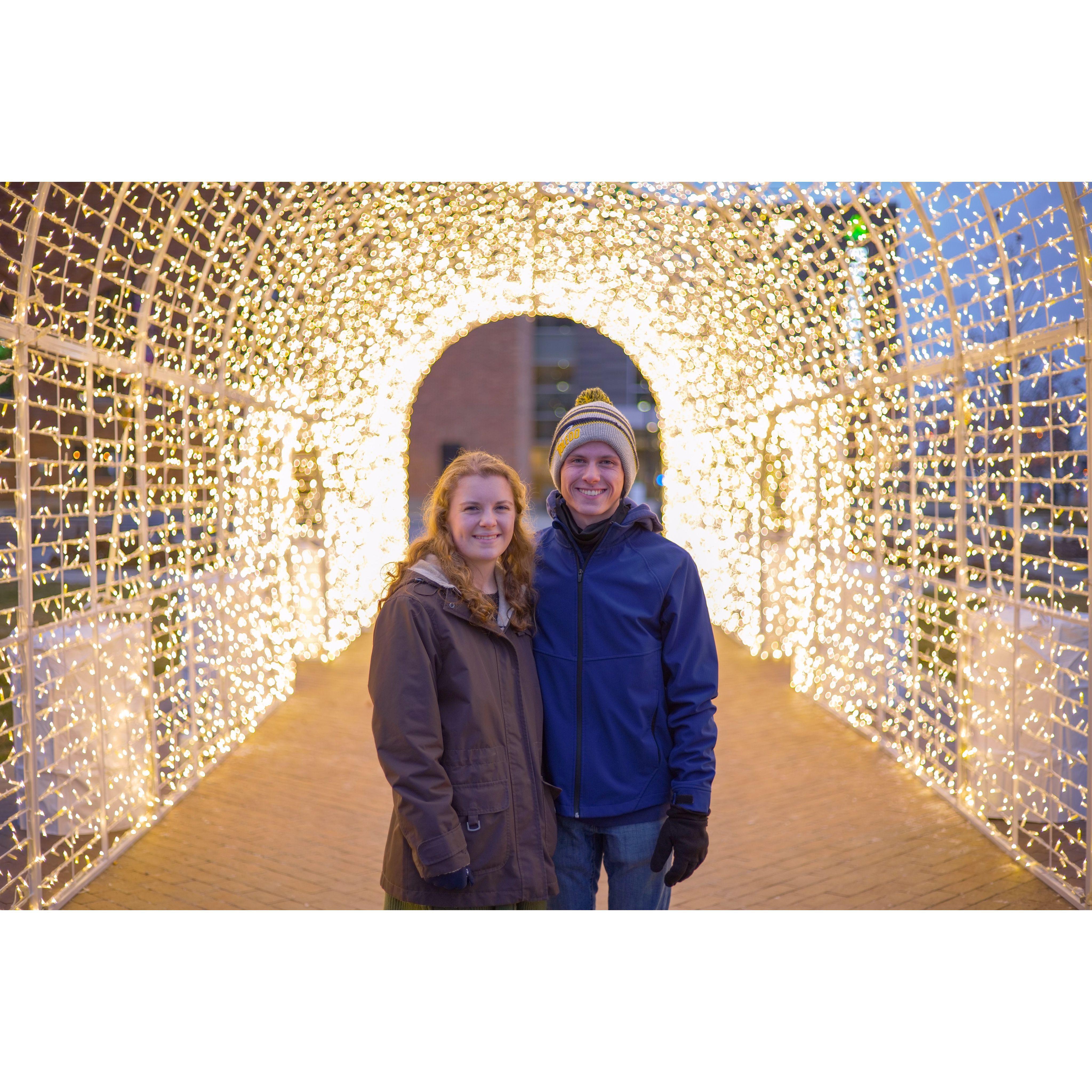 December 6, 2020 - The lights at Promenade Park.