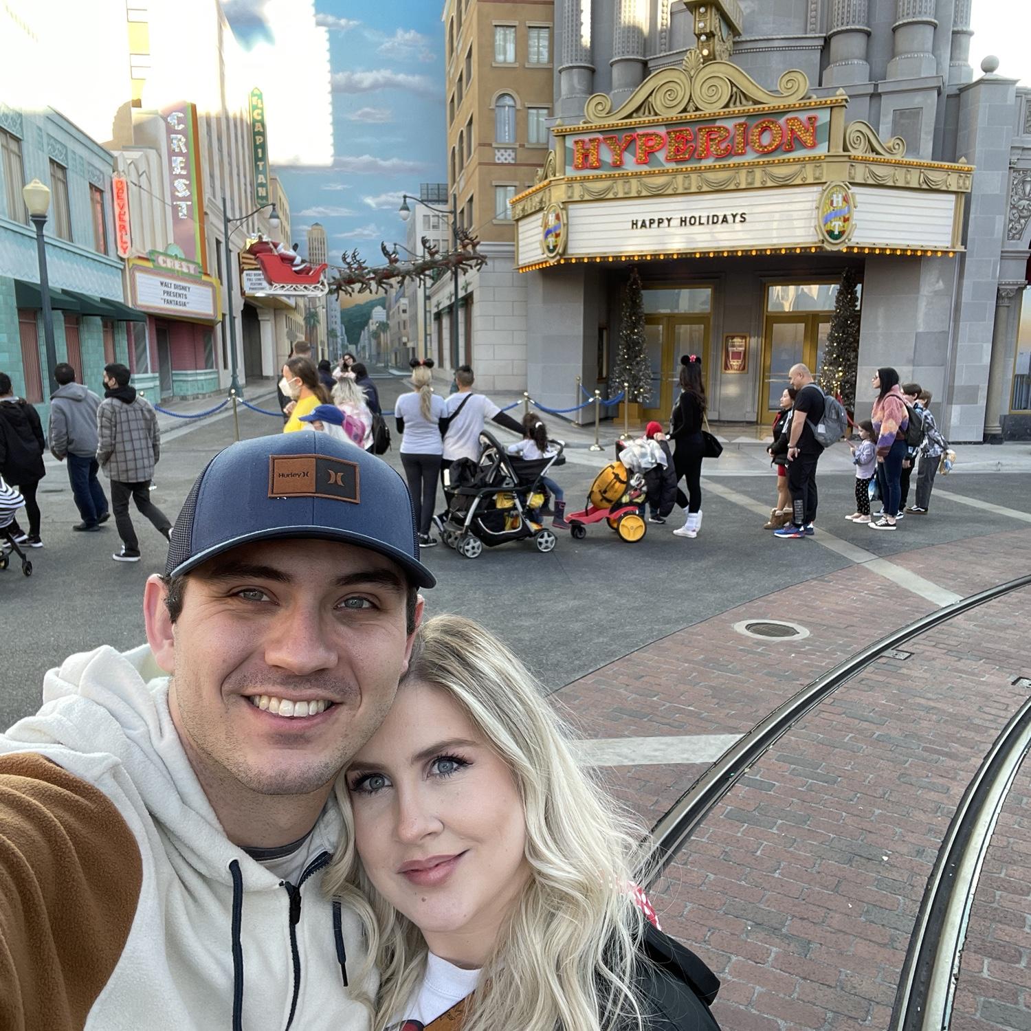 1/1/2022 The day I become Garrett’s girlfriend. Also our first time to Disney together!