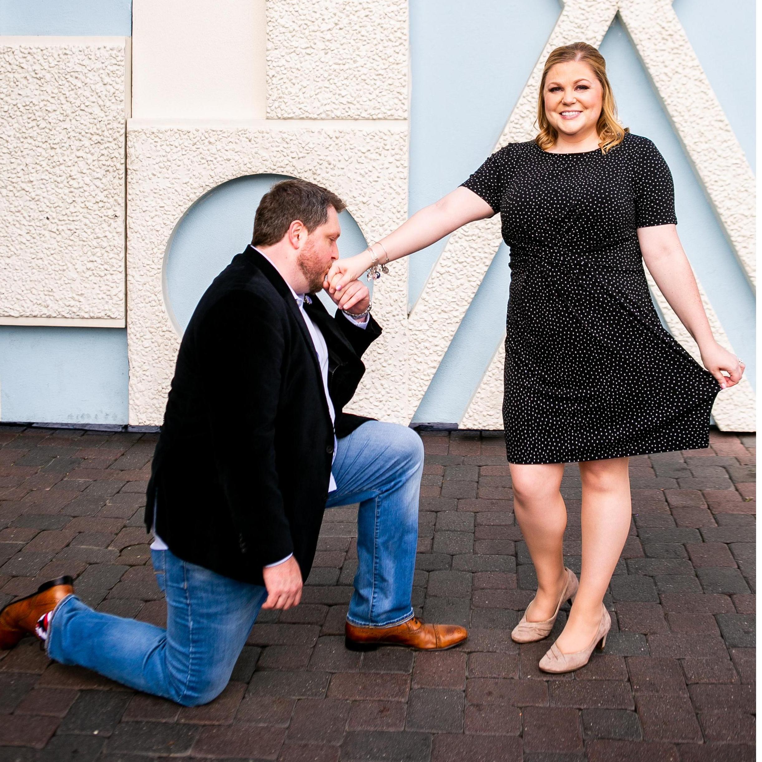 Engagement Photos at Disneyland by the wonderful Michelle Lacson Photography