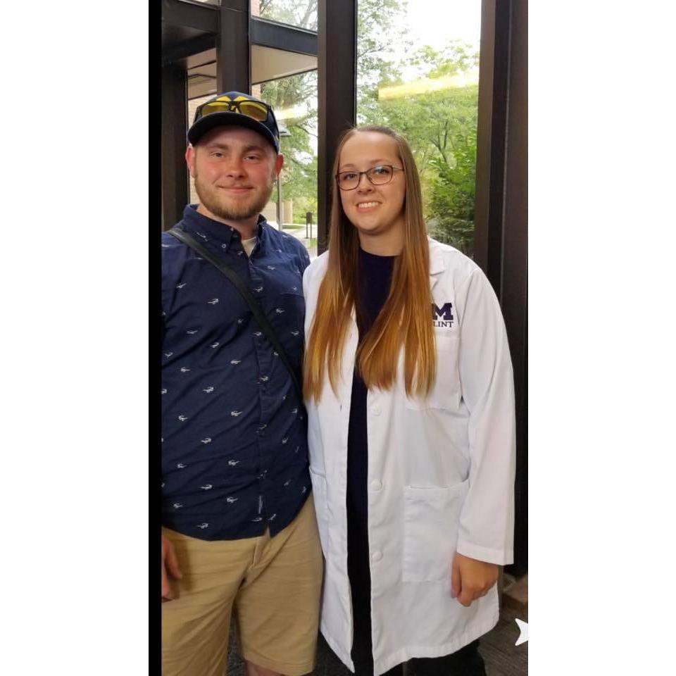 He has supported me through nursing school and encouraged me when I felt like giving up