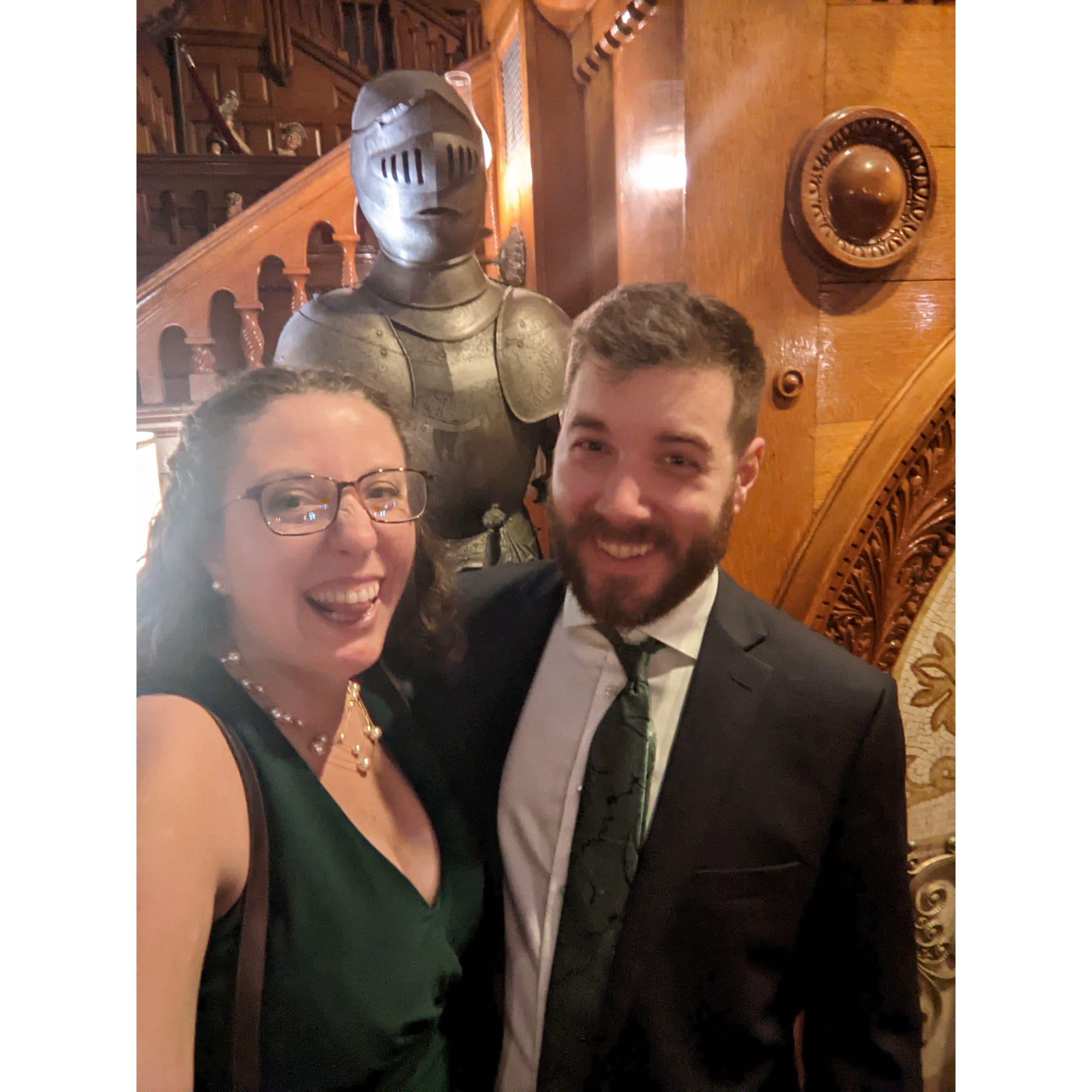 Partying it up with this guy