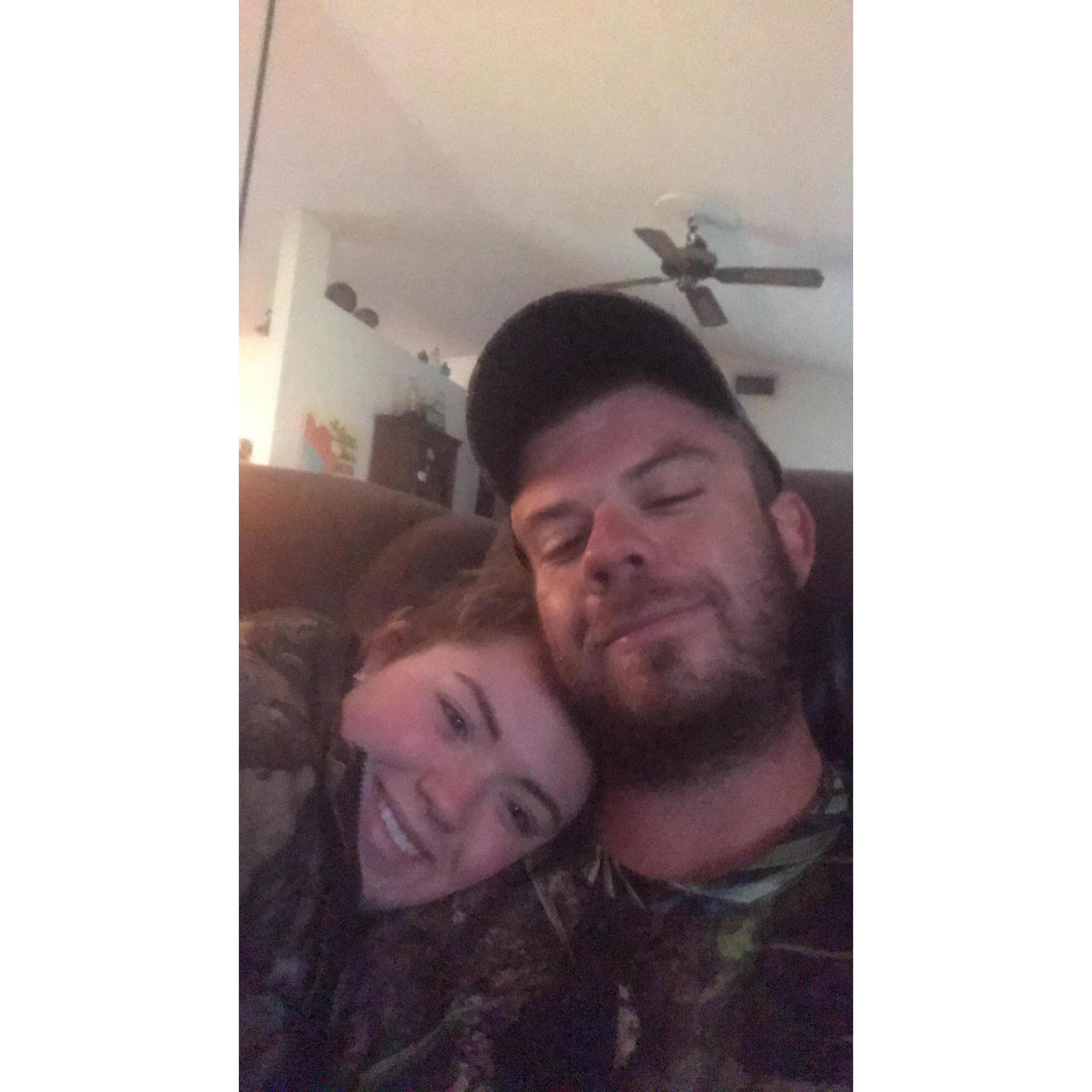 The first picture we took together! (2018)