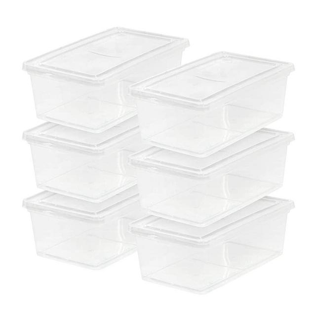IRIS USA CNL-6 6 Quart Clear Storage Box