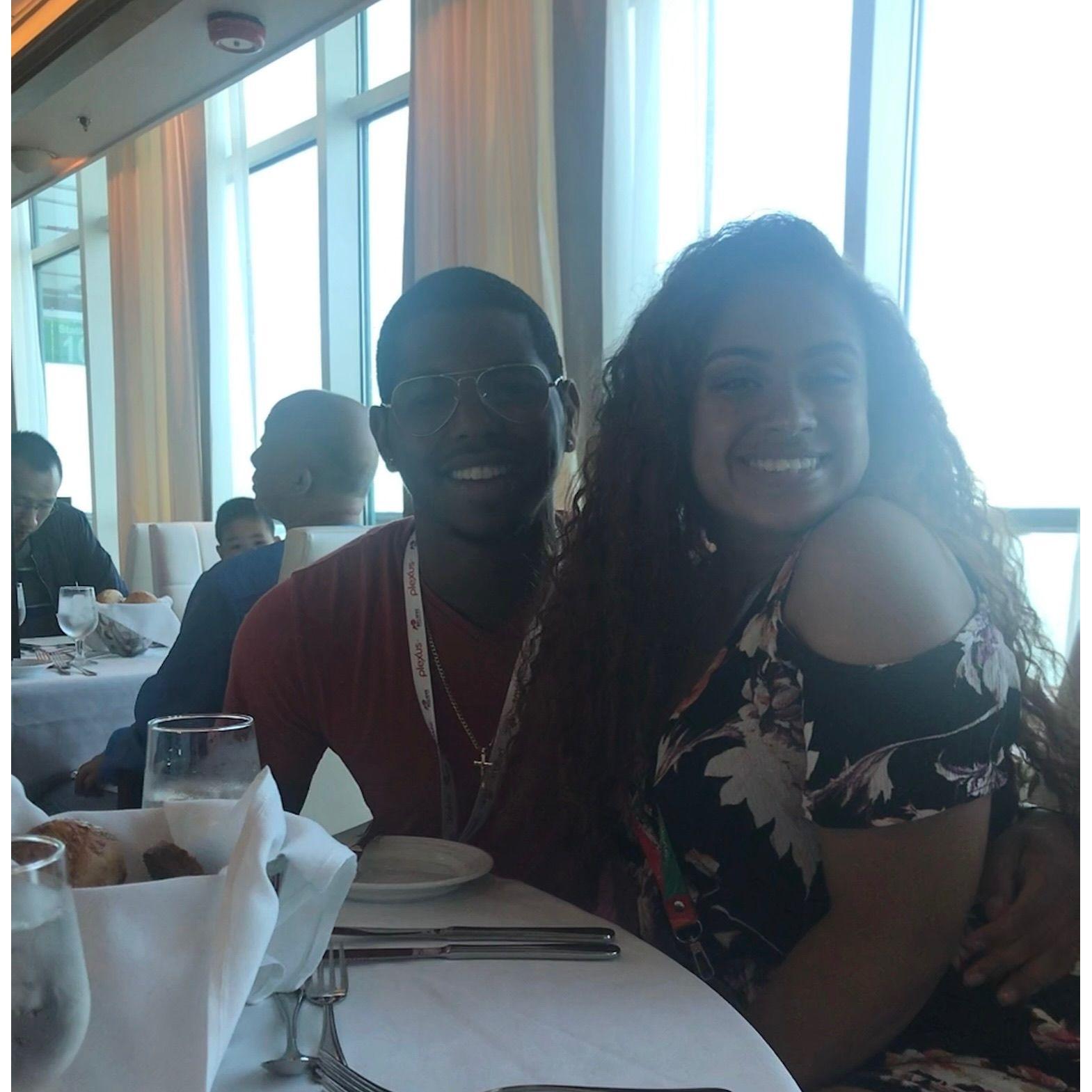 This picture was from 2018 on Fernando's first cruise and our first trip together in celebration of our high school graduation.