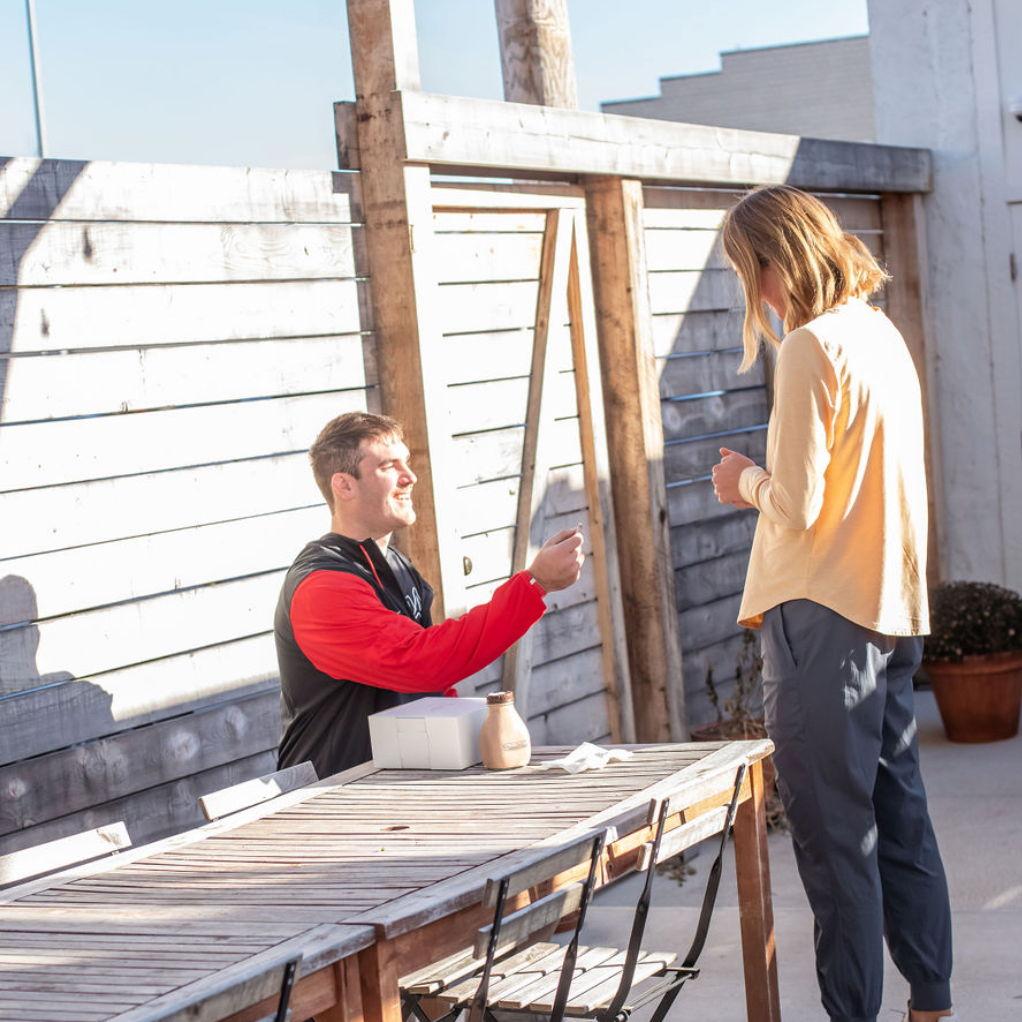 When she said "Yes!"