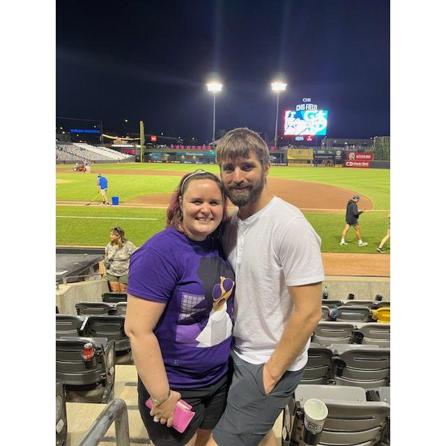 At a St. Paul Saints game