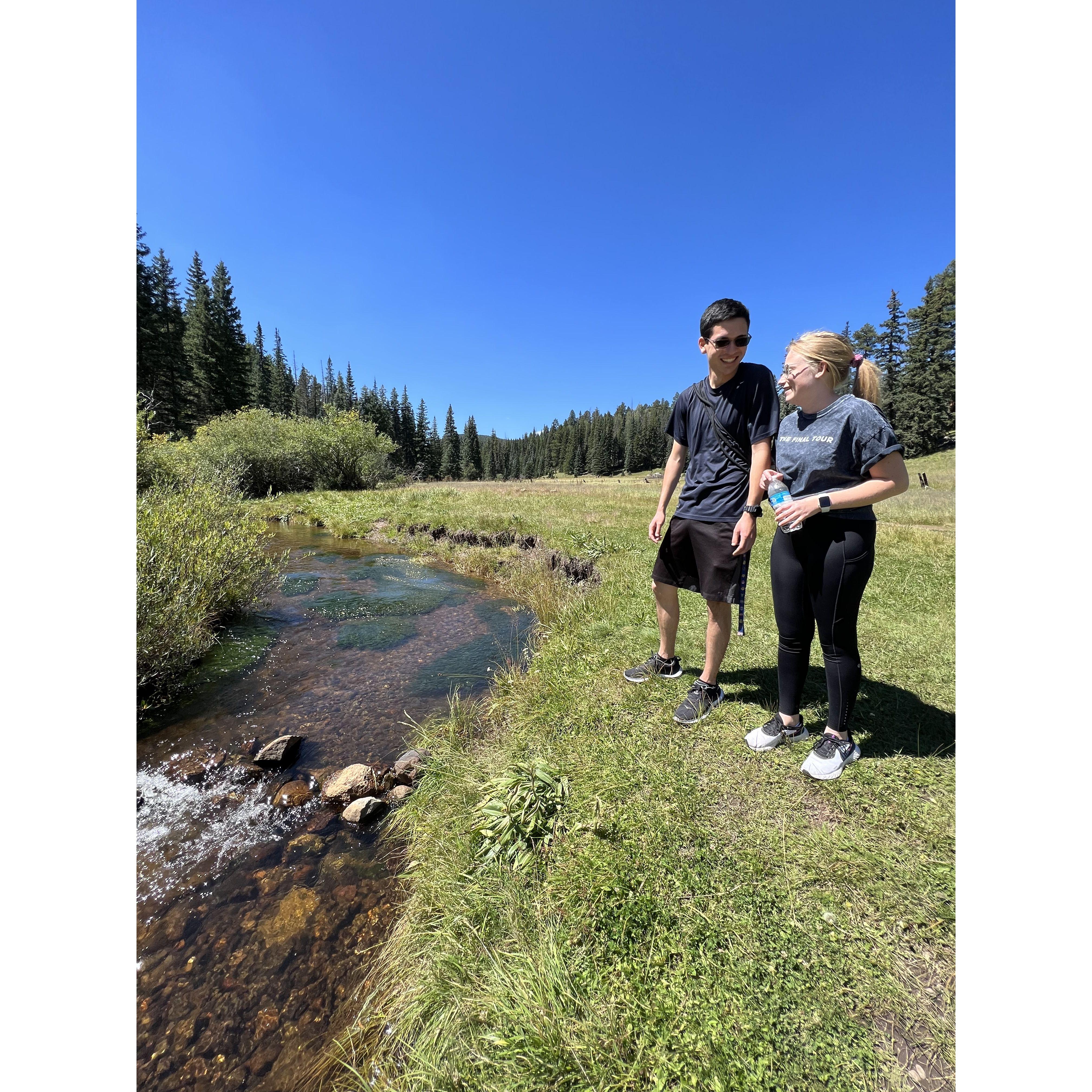 Our first photo together, and has been Jared's lock screen our whole relationship.