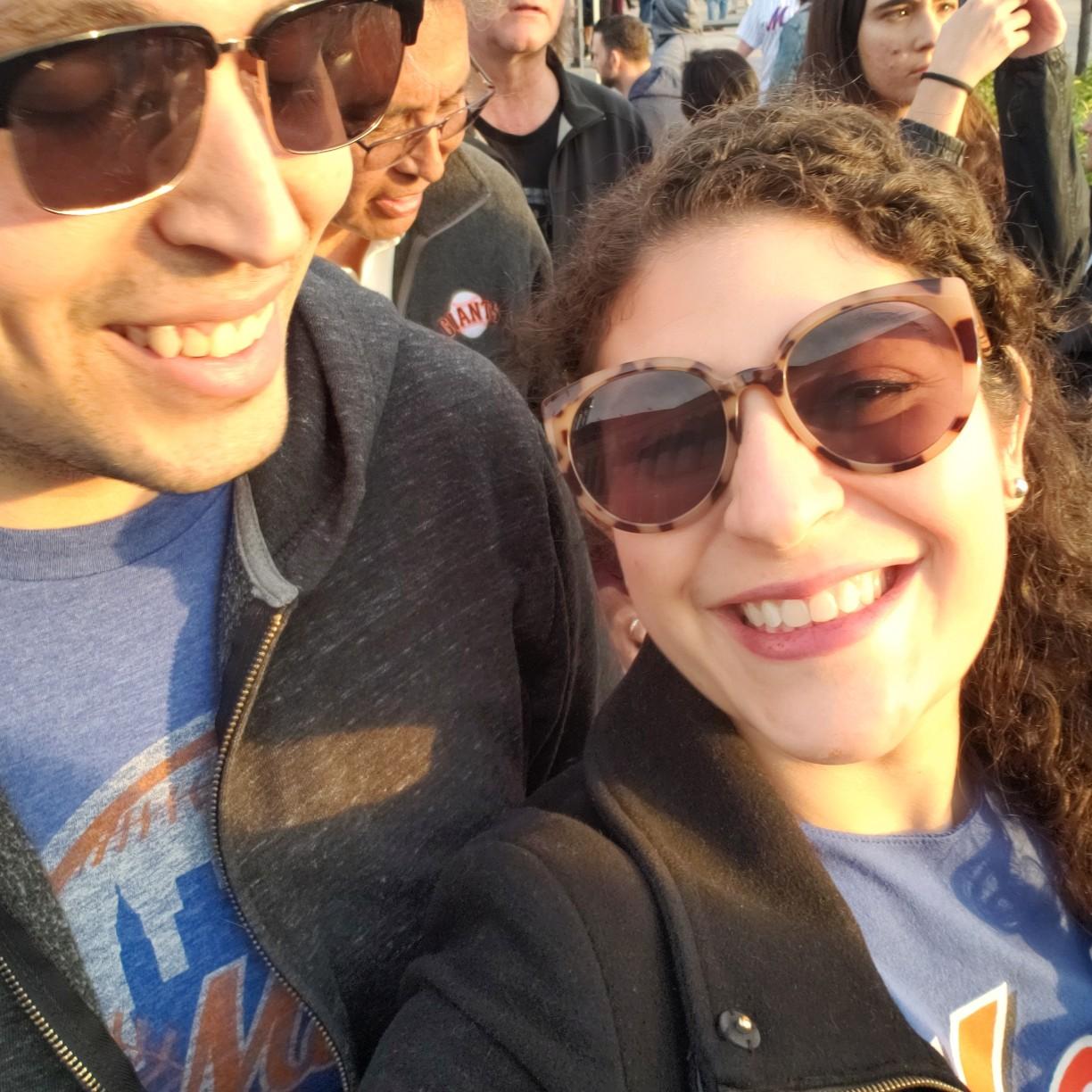 Always meeting (and cheesing) those Mets!