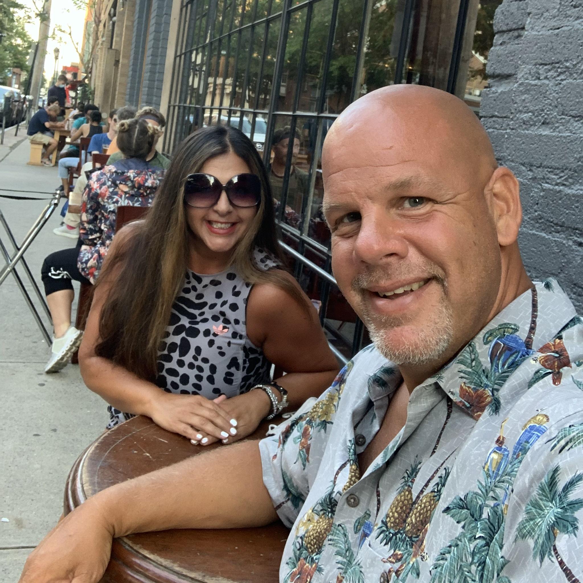Waiting for our favorite Lobster Pizza at BAR in New Haven.