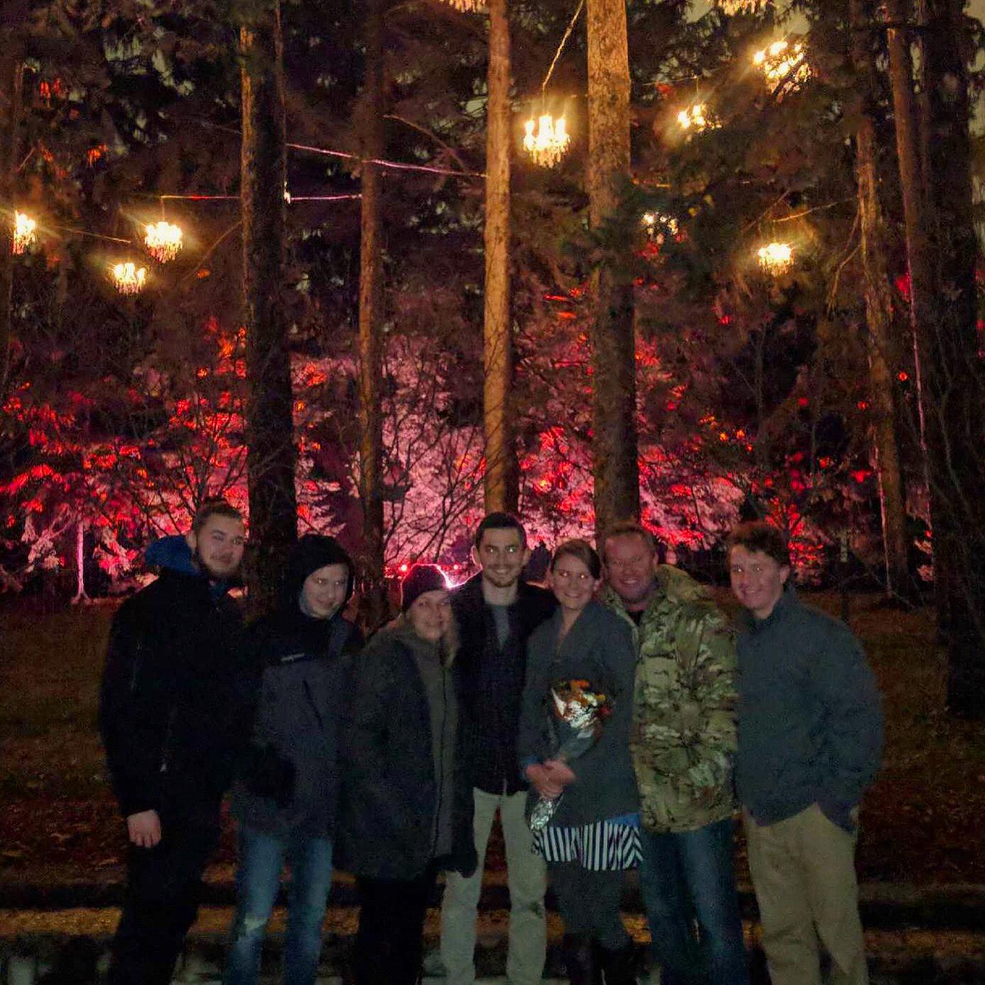 November 18th, 2017 - Jordan’s entire family was there to witness the proposal!