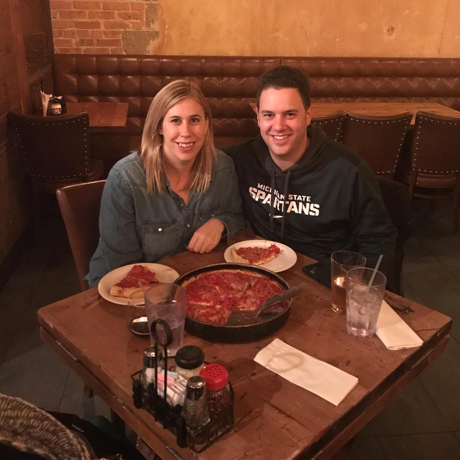 Deep Dish Pizza in Chicago