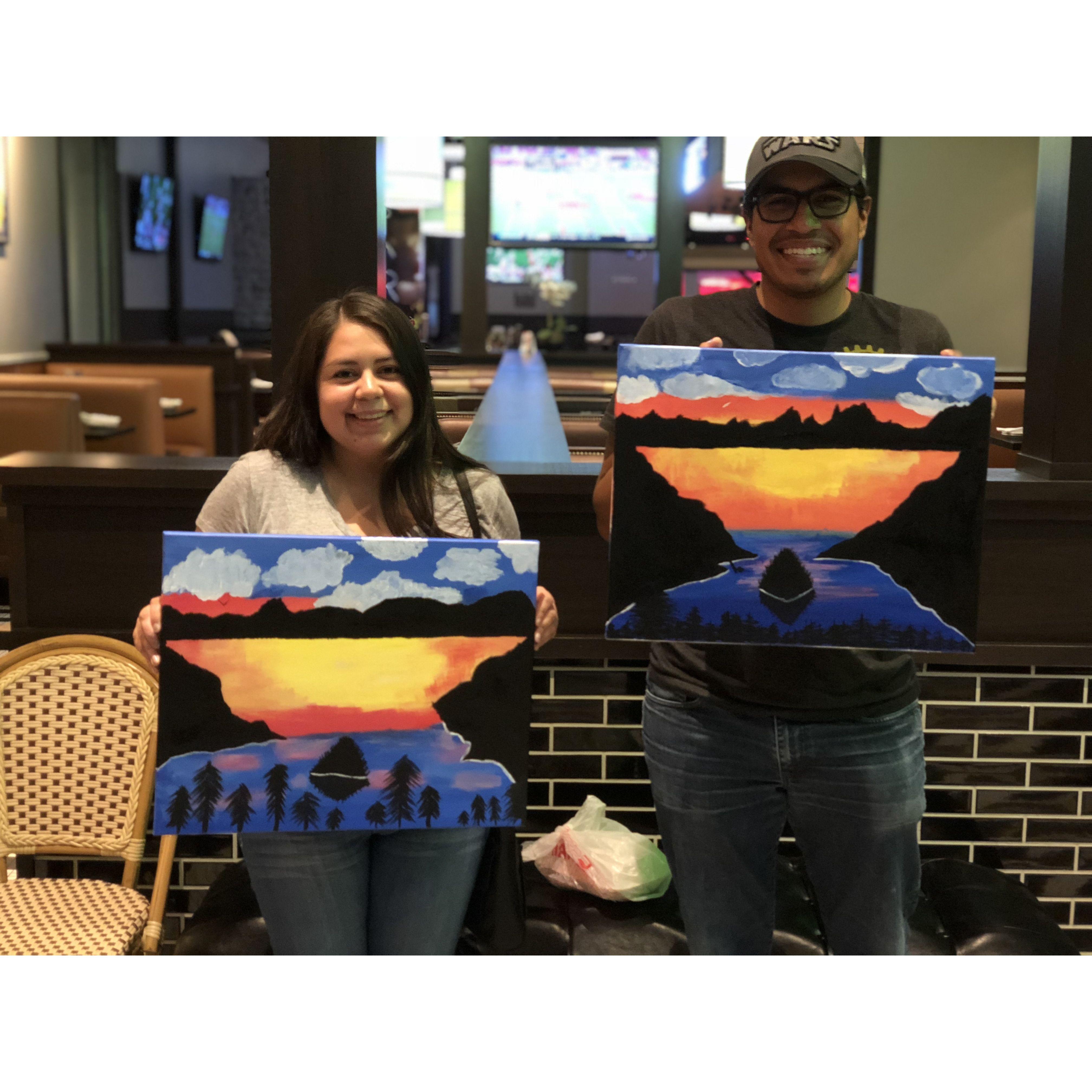 Trying new things together.