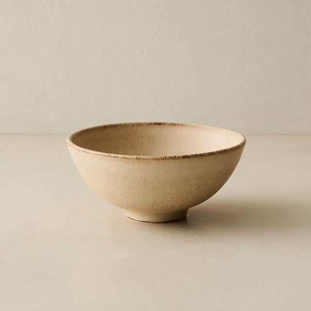 Aaron Probyn Kanto Cereal Bowl, Beige Reactive, Set of 4