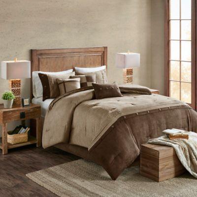 Madison Park Boone 7-Piece Queen Comforter Set in Grey